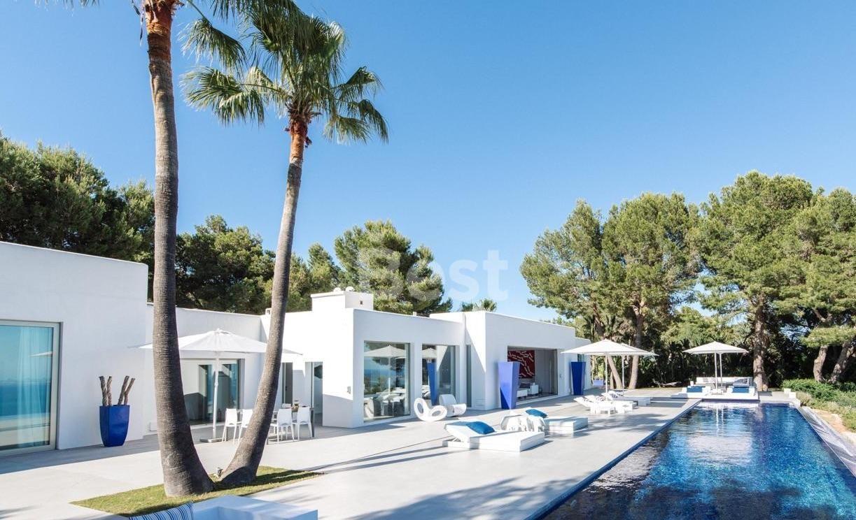 Espectacular villa en alquiler con vistas al mar en SAN RAFAEL, Ibiza REF: PALMS2