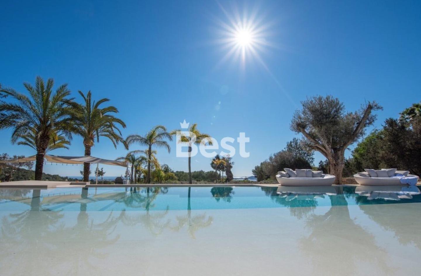 Design villa for rent with panoramic views in SAN JOSE, Ibiza REF:TYANE