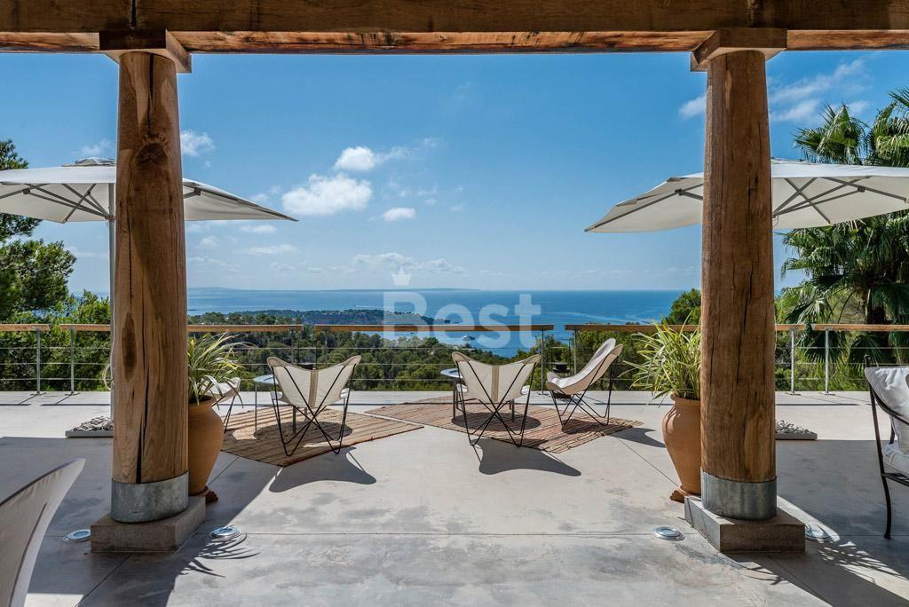 Casa para alquilar con licencia turística Es Cubells, San josé Ibiza. Panoramic rental house in Es Cubells, San Jose | Best