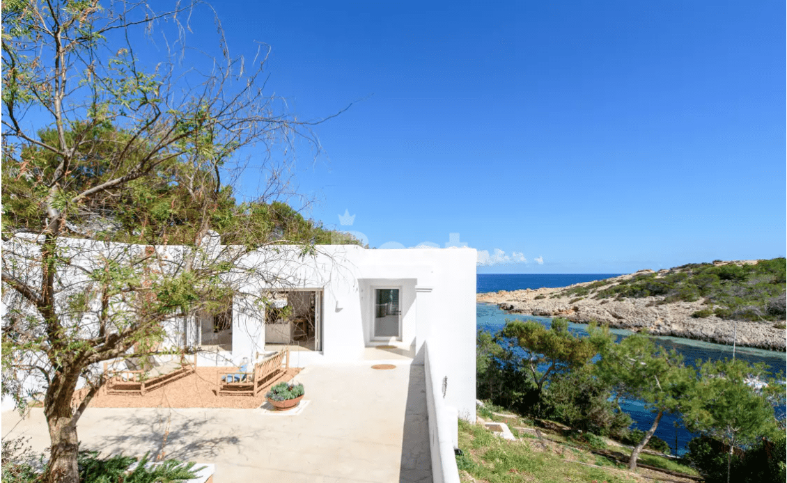 House with panoramic sea views and sea access for rent in San Juan, Ibiza REF: CMSDT98